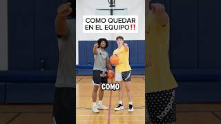 VAS A QUEDAR EN EL EQUIPO‼️ basketball baloncesto basket viralshorts shorts fyp nba ncaa [upl. by Noremac]