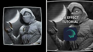 alight motion tv effect tutorial  detdouch [upl. by Erich]