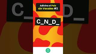 ¡Adivina el País SIN VOCALES Parte 2🌍😱 ¿Puedes Descifrarlos Todos🤔  Desafío de Geografía [upl. by Yesmar180]