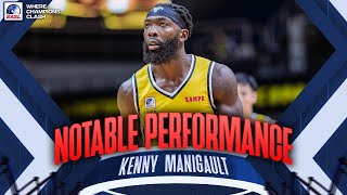 Notable Performance Kenny Manigault with 25 Points vs Macau Black Bears [upl. by Notlih649]