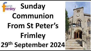 29th September Frimley St Peters [upl. by Edrick]