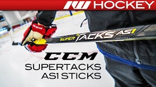 CCM Super Tacks AS1 Stick Line  OnIce Insight [upl. by Aicener]