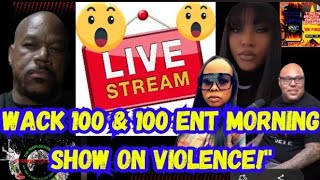 WACK 100 amp 100 ENT MORNING SHOW WOKE UP ON VIOLENCE LIVE IS BROCKY BALBOA A BACK DOOR [upl. by Nareik]