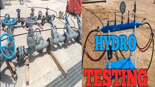 Hydro testing  Hydrotest procedure  How to hydro test pipe  Hydro testing equipment pipe fitter [upl. by Prud]