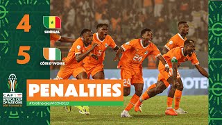 Senegal 🆚 Cote d’Ivoire Penalty Kicks  TotalEnergiesAFCON2023 [upl. by Aicele463]