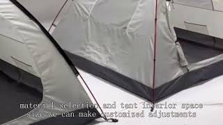 Breathable tent factory China High Quality Price [upl. by Ahsinev]