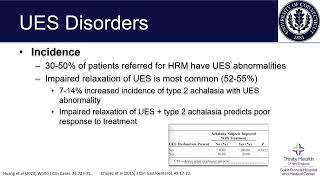 Upper Esophageal Sphincter Disorders Classic Manometry Findings [upl. by Crystie]