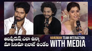 Hanuman Movie Team Q amp A With Media  Teja Sajja  Prashanth Varma  Varalaxmi Sarathkumar [upl. by Brigid864]