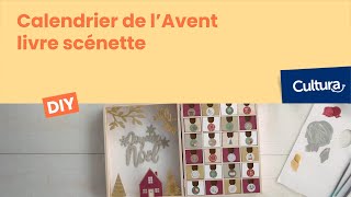 DIY créatif  Calendrier de lAvent livre scénette [upl. by Beaner724]