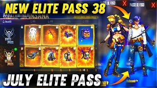 FREE FIRE NEW ELITE PASS FULL VIDEOSEASON 38 ELITE PASS FREE FIRE [upl. by Nepean]