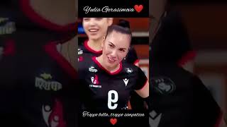 Yulia Gerasimova Troppo bella troppo simpatica Sempre sport volleyball ukraine 2024 fyp [upl. by Redleh]