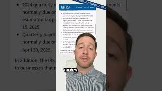 Update IRS Tax Postponement for Hurricane Affected Areas  David Talley CFP® Talley Financial [upl. by Ettenad]