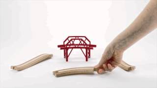 BRIO World  33699 Curved Bridge [upl. by Leamiba]