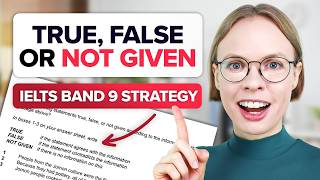 IELTS Reading TRUE FALSE NOT GIVEN Tips that INSTANTLY Improve Your Score [upl. by Nylatsirk]