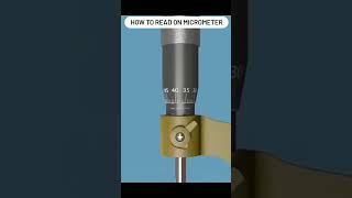 HOW TO READ ON MICROMETER science physics experiment [upl. by Eiser744]