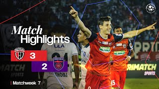 Match Highlights  NorthEast United FC 32 Odisha FC  MW 7  ISL 202425 [upl. by Ivets]