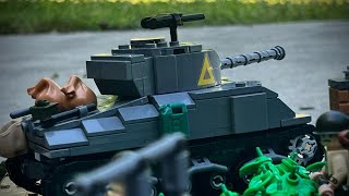 Battle of Overloon  Lego WW2 moc [upl. by Salmon]