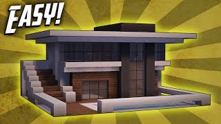 Minecraft How To Build A Small Modern House Tutorial 9 [upl. by Low]