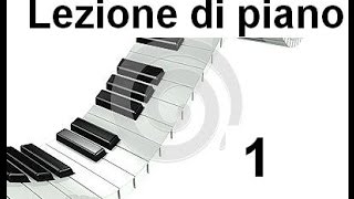 Lezione di pianoforte 1  Riconoscere le note sulla tastiera [upl. by Warp]