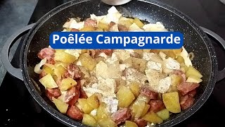 la meilleure recette de poêlée campagnarde  rapide facile [upl. by Rats]