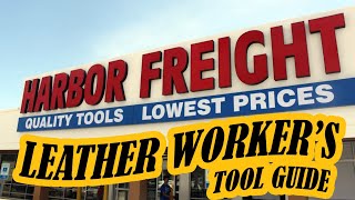 Essential Leathercraft Tools You NEED To Start Out From Harbor Freight [upl. by Wyne]