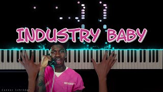 Lil Nas X Jack Harlow  INDUSTRY BABY Sheets Piano Cover [upl. by Huai302]