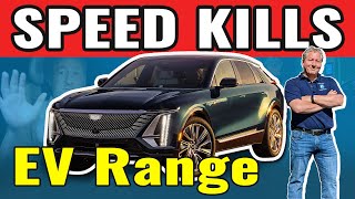 Cadillac LYRIQ Range Test Comparison 70 MPH vs 80 MPH [upl. by Ydniahs]