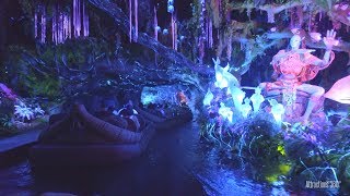 4K Avatar Land Boat Ride  Navi River Journey  Pandora  Animal Kingdom [upl. by Inoy]