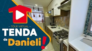 Tour Virtual  Tenda Conheça o apê decorado pela Danieli [upl. by Australia]