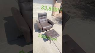 Pileus Comfort Air Recliner cost 300 retail 3800 furnitureflip makemoney sidehustle profit [upl. by Gregoor390]