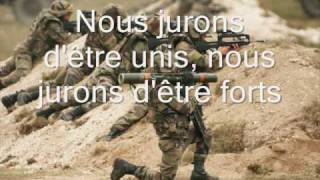 chant militaire  le combat de demain [upl. by Wheeler]