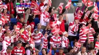 【Digest】Rugby World Cup 2015 Japan vs South Africaﾀﾏｼｲﾚﾎﾞﾘｭｰｼｮﾝ [upl. by Pinckney]