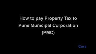 How to Pay Property tax bill to Pune Municipal Corporation [upl. by Cazzie71]