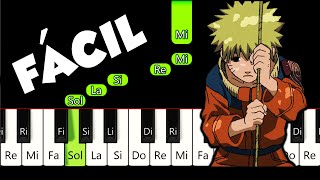 SADNESS and SORROW 🎹 Tutorial para Piano con Notas  VERSIÓN FACIL  Cover  Naruto Easy Theme [upl. by Saunder]