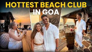 Best Sundowner Beach Club in Goa ❤️😃 [upl. by Yenolem]