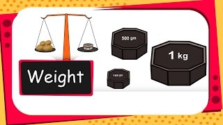 Maths  Measurement Weight  English [upl. by Sacksen]