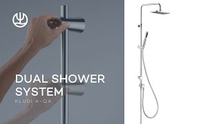 KLUDI AQA Dual Shower System 4919105 00 [upl. by Filemon281]