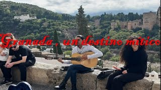 Mirador San Nicolás Granada Españaofrece una vista impresionante de la Alhambra قصر الحمراء [upl. by Matias545]