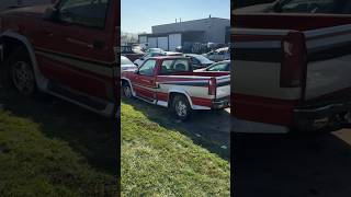 Super RARE truck spotted at the junkyard  Centurion Edition Chevy Silverado  chevytrucks [upl. by Elokkin]