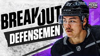 Top 5 Fantasy Hockey Breakout Defensemen for 202425 NHL Season  Cherry Pickin [upl. by Anaig969]