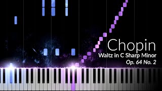 Chopin  Waltz in C Sharp Minor Op 64 No 2 Piano Tutorial [upl. by Sadella446]