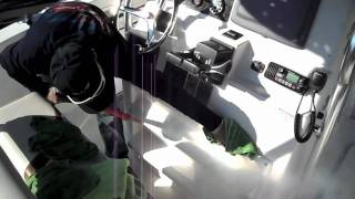 Boat Cleaning with the Optima Steamer DMF [upl. by Noy398]