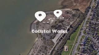 Coastal Walk Pegwell Bay Former Hoverport Nature Reserve amp Hugin Viking Ship 4K HD [upl. by Sallad]