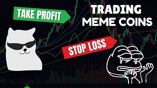 Trading Meme Coins with Stop Loss and Take Profit Marks [upl. by Anema]