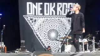 One Ok Rock Download Festival Paris 20160611  3xxxv5 amp Take me to the Top [upl. by Neelhsa]