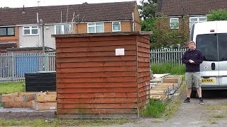 Ricks Allotment ep93 T̶e̶a̶ ̶R̶o̶o̶m̶ Shed Installation [upl. by Yecart]