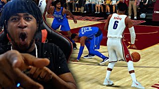 FEELING LIKE ROOKIE LEBRON BREAKING ANKLES IN THE THROWBACK JERSEYS  NBA 2K19 MyCAREERStaxMontana [upl. by Llig]