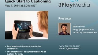 Quick Start to Captioning and Subtitling [upl. by Nwadahs39]