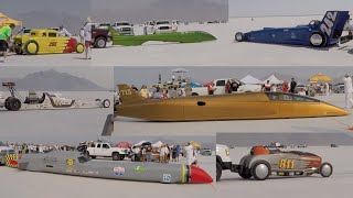 Bonneville Speed Week 2021  Start Line Compilation August 78 2021  SCTA [upl. by Nioe]