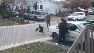 my brother Richard passing out candy to the trickortreaters in 2024 [upl. by Orelie484]